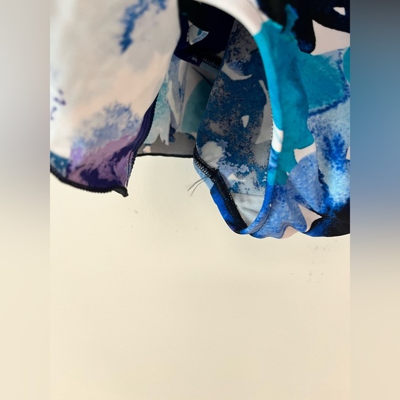 Maxine of Hollywood Women's Swimsuit Size 6 Floral One Piece Skirt Dress Sample - Picture 5 of 12